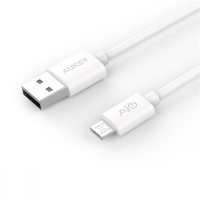 CB-D10 White zestaw 3 szt. szybkich kabli Quick Charge micro USB-USB | 3x1.2m | 5A | 480 Mbps-1033604